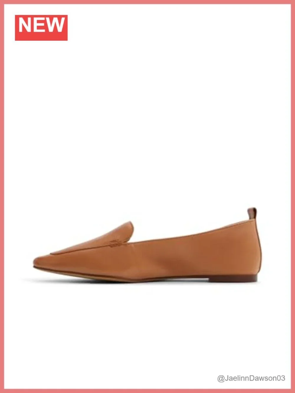 Leather Slip-On Loafers Comfortable Flats Snip Toe Pull-On Shoes